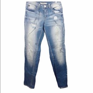 Kancan Light Blue Ripped Distressed denim  jeans